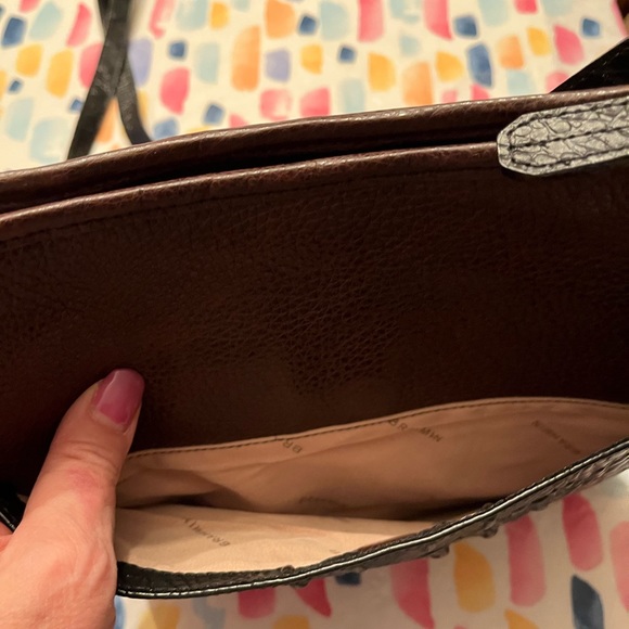 NWT Brahmin beautiful crossbody bag. Gorgeous 3 different leathers, Leopard - Picture 7 of 11